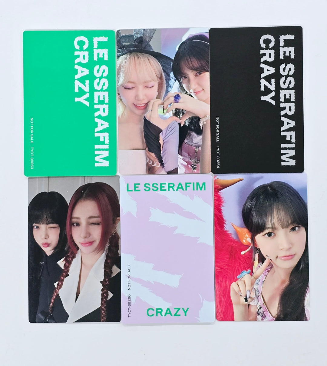 LE SSERAFIM "CRAZY" JAPAN 3rd Single - Official Photocard [Limited A &amp; B, Standard Ver.] [24.12.17]