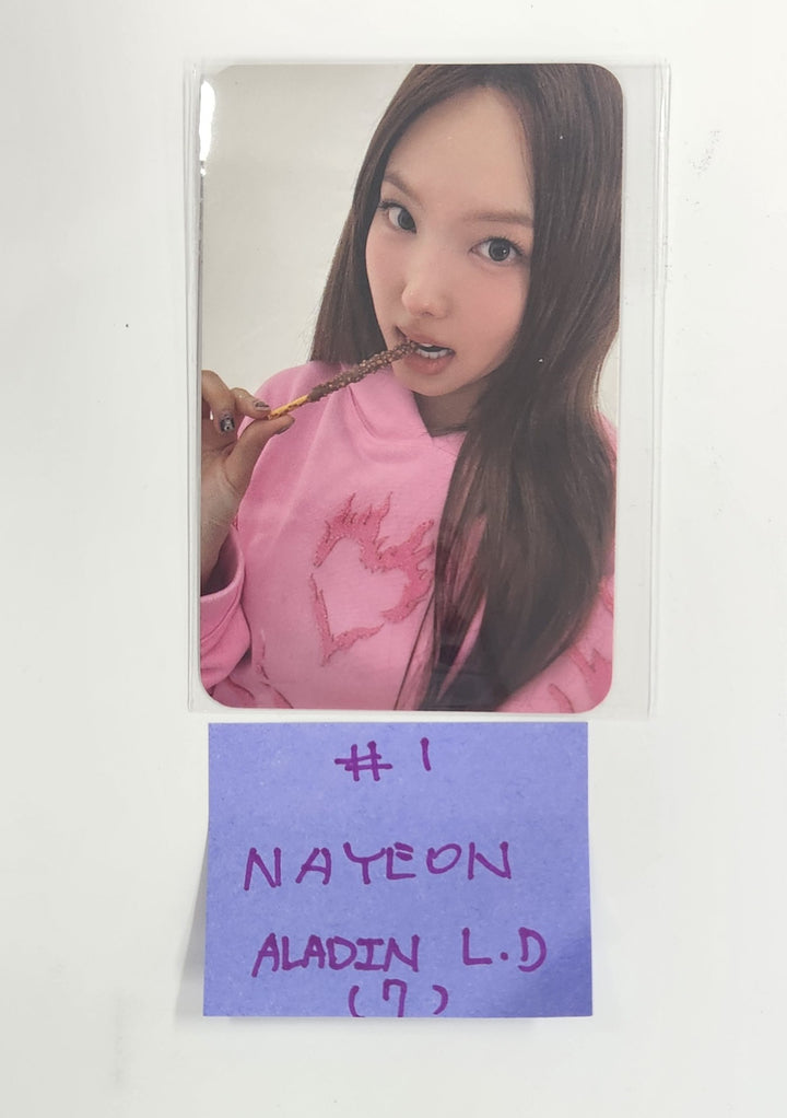 TWICE "STRATEGY" - Aladin Lucky Draw Event Photocard [Platform_Nemo Ver.] [24.12.18]