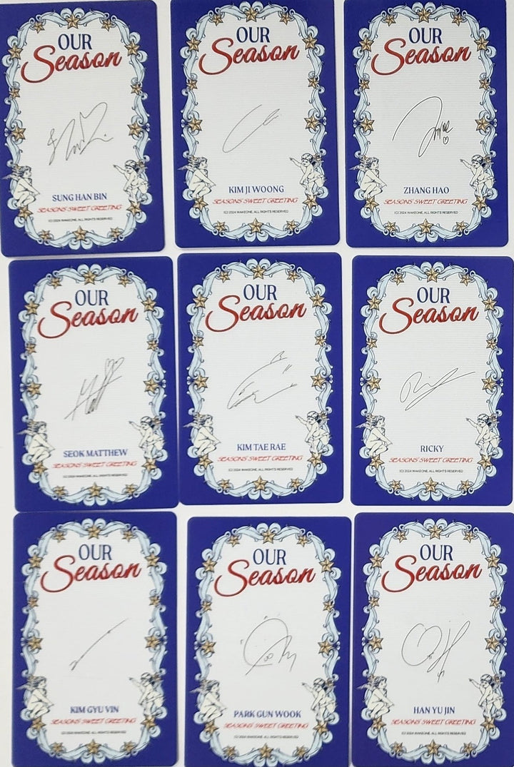 ZEROBASEONE(ZB1) "OUR SEASON" 2025 Season Greetings - TINRUSK &amp; Photocards Set (9EA) [24.12.24]