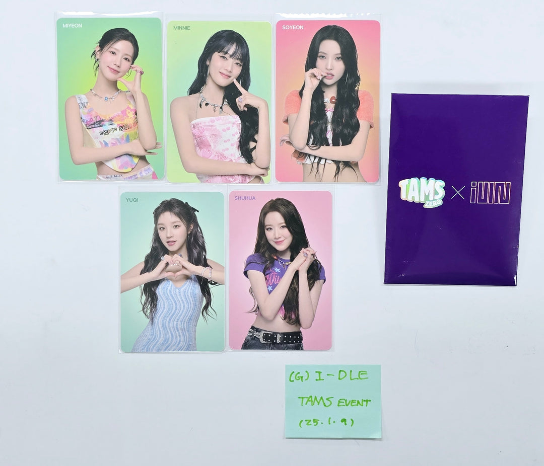 (g) I-DLE X TAMS - TAMS Event Photocards Set (5EA) [25.5.19]