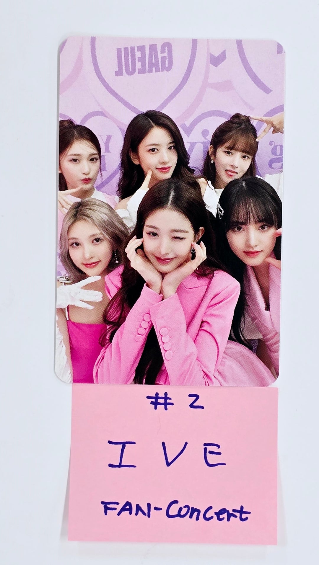IVE "The Prom Queens" 1st Fan-Concert - WELCOME GIFT Photocard [25.1.16]
