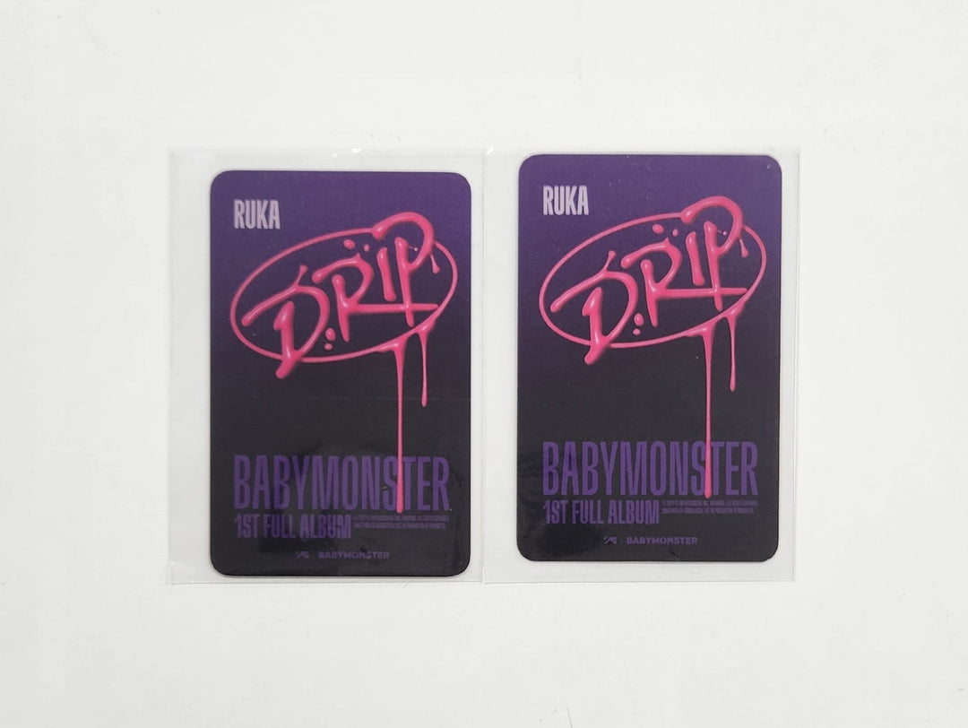 Babymonster "DRIP" - Broadcast Photocard [25.1.17]