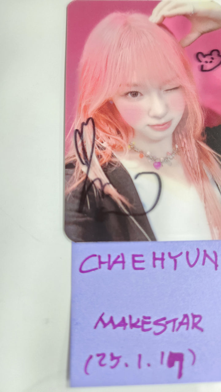 Chaehyun (Of Kep1er) "TIPI-TAP" - Hand Autographed(Signed) Hologram Photocard [25.1.17]