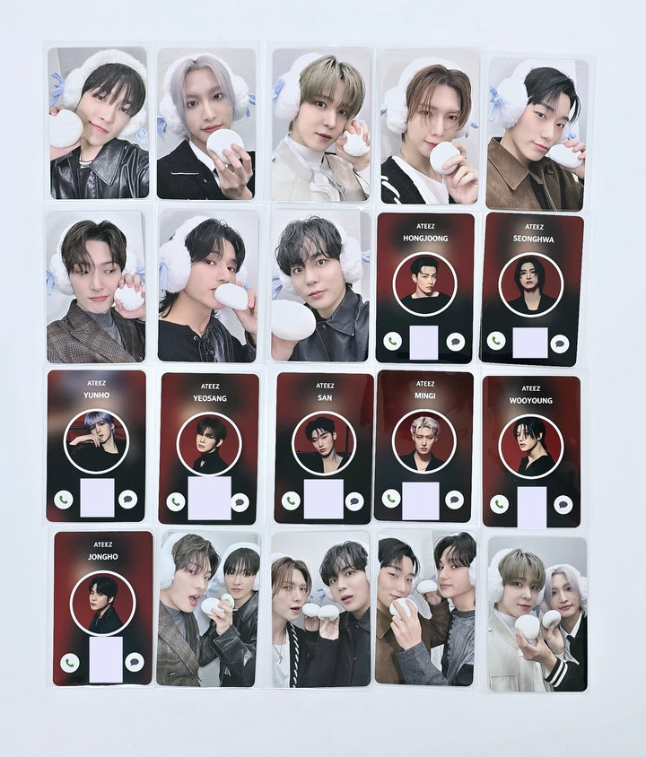 Ateez "GOLDEN HOUR : Part.2" - Minirecord Lucky Draw Event Photocard [Digipack Ver.] [25.1.17]