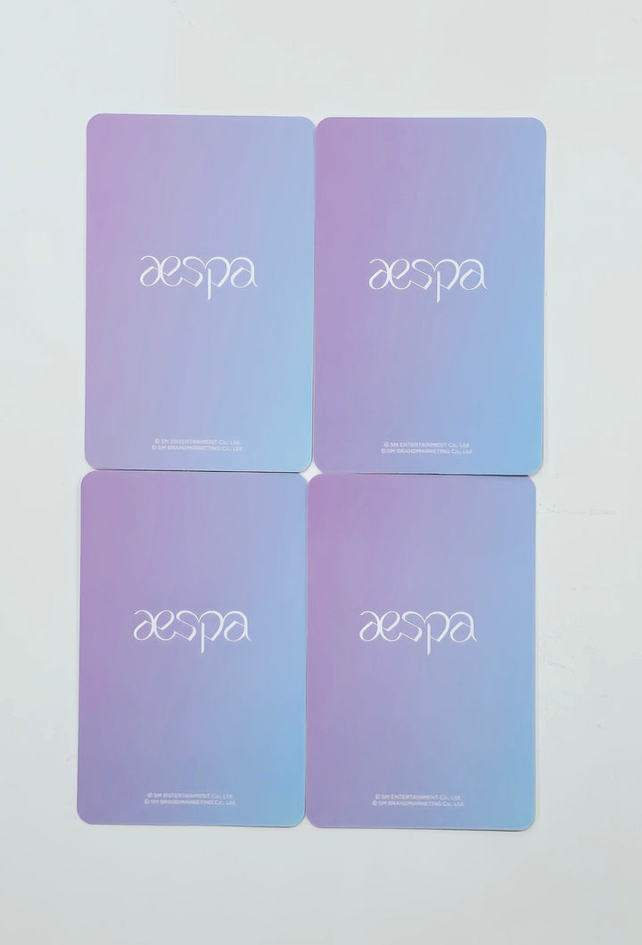 Aespa Official Light - Stick - SM Town Pre-Order Benefit Photocards Set (4EA) [25.1.21]
