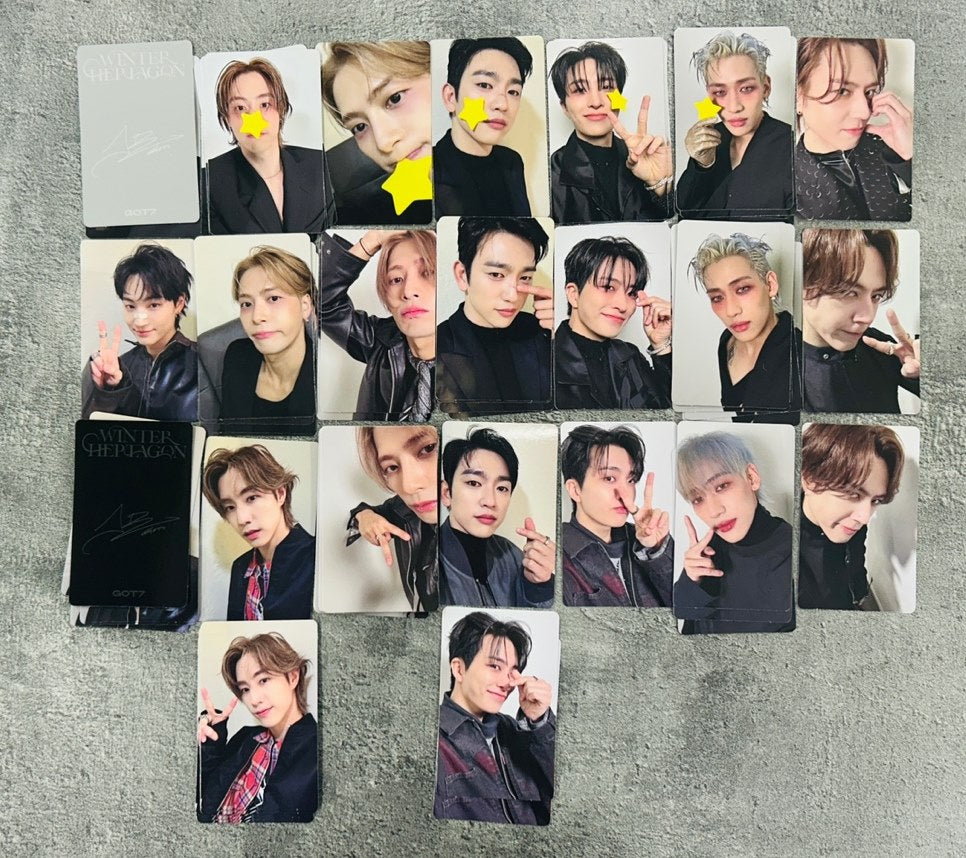 GOT7 "WINTER HEPTAGON" - Official Photocard [25.1.22]