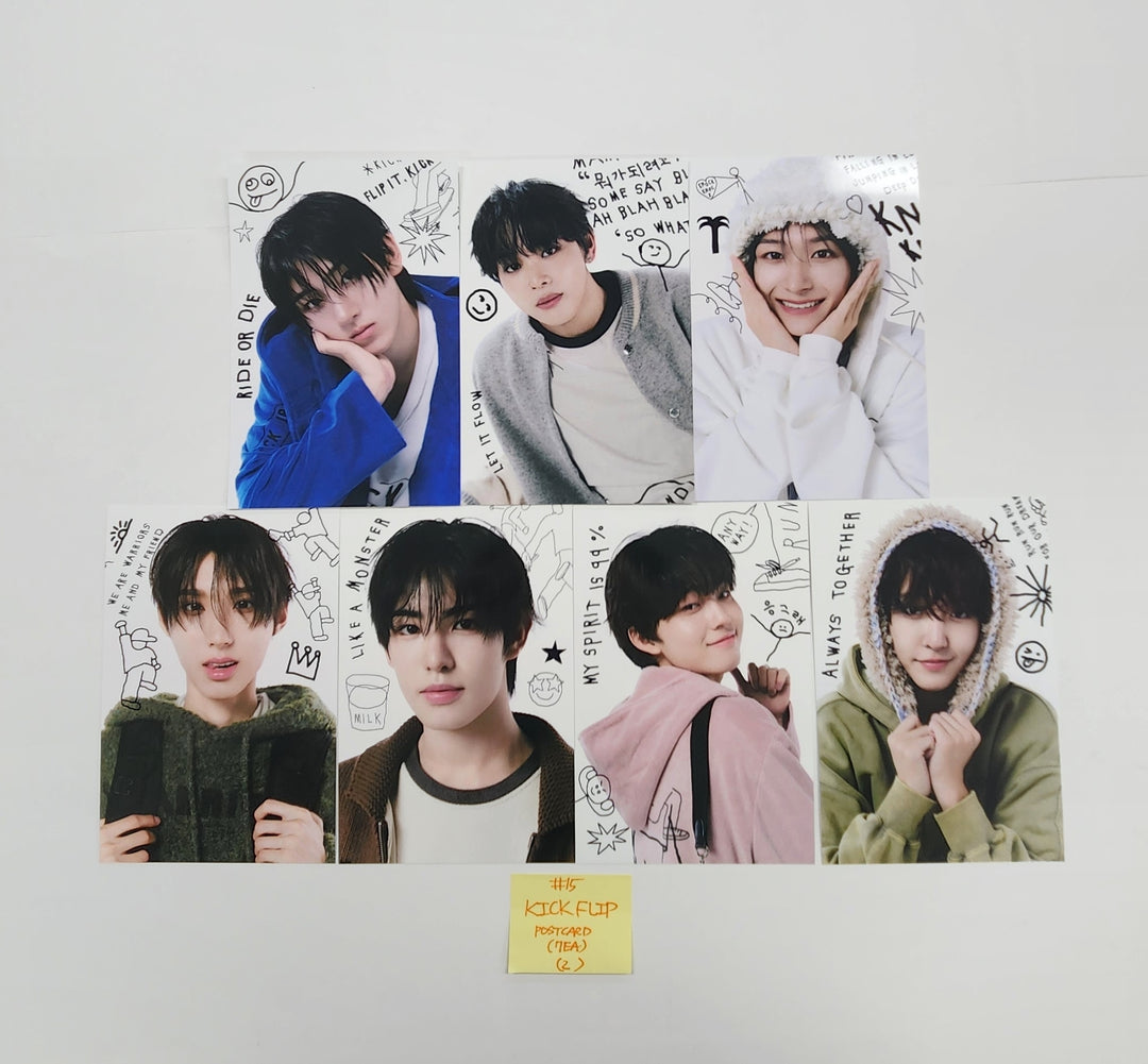 KickFlip "Flip it, Kick it!" - Official Photocard, Postcard Set (7EA) [LOOK BOOK ver.] [25.1.23]