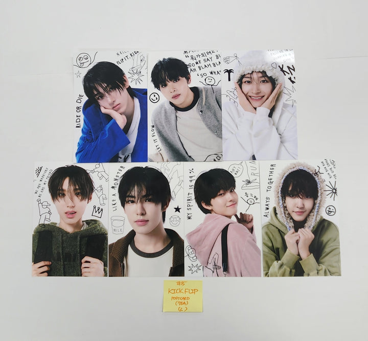 KickFlip "Flip it, Kick it!" - Official Photocard, Postcard Set (7EA) [LOOK BOOK ver.] [25.1.23]