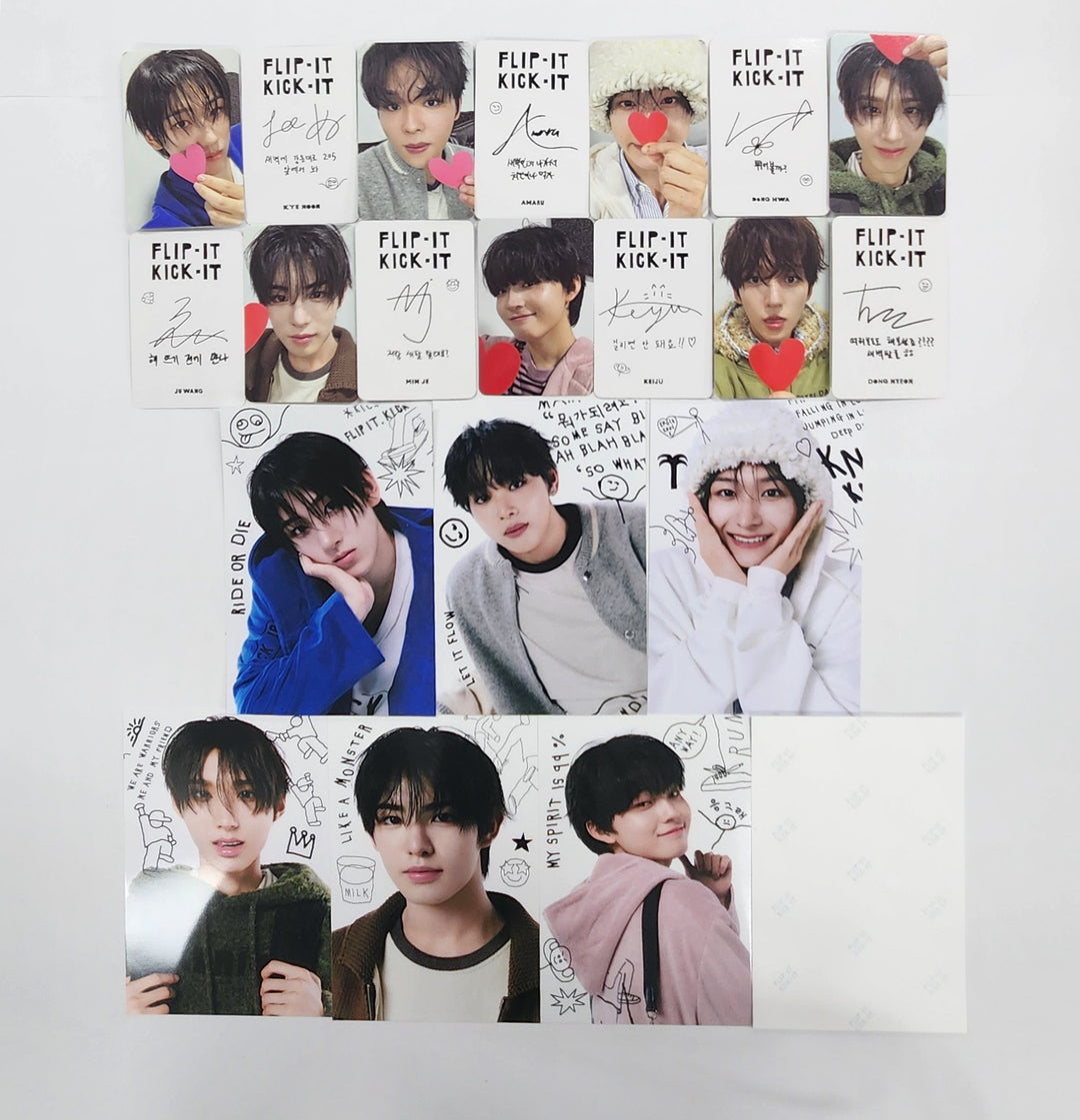 KickFlip "Flip it, Kick it!" - Official Photocard, Postcard Set (7EA) [LOOK BOOK ver.] [25.1.23]
