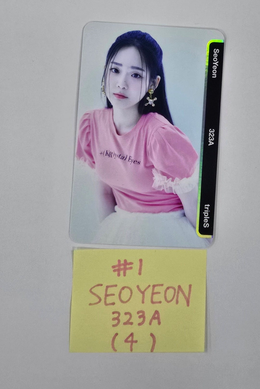 Triples "(KR)ystal Eyes" Object Music Album ver - Official Photocard [25.1.24]