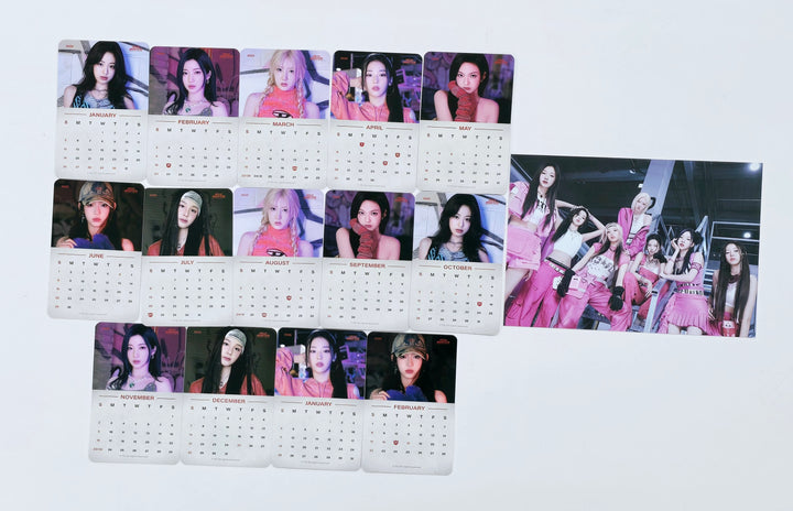 BABYMONSTER "HELLO MONSTERS" 1st WORLD TOUR IN SEOUL - Monstiez Booth Mission Set (Postcard &amp; Mini Calendar Photocard) [25.1.25]