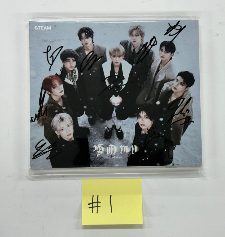 &amp;TEAM "Yukiakari" - Hand Autographed(Signed) Promo Album [25.1.31]