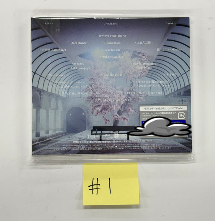 &amp;TEAM "Yukiakari" - Hand Autographed(Signed) Promo Album [25.1.31]