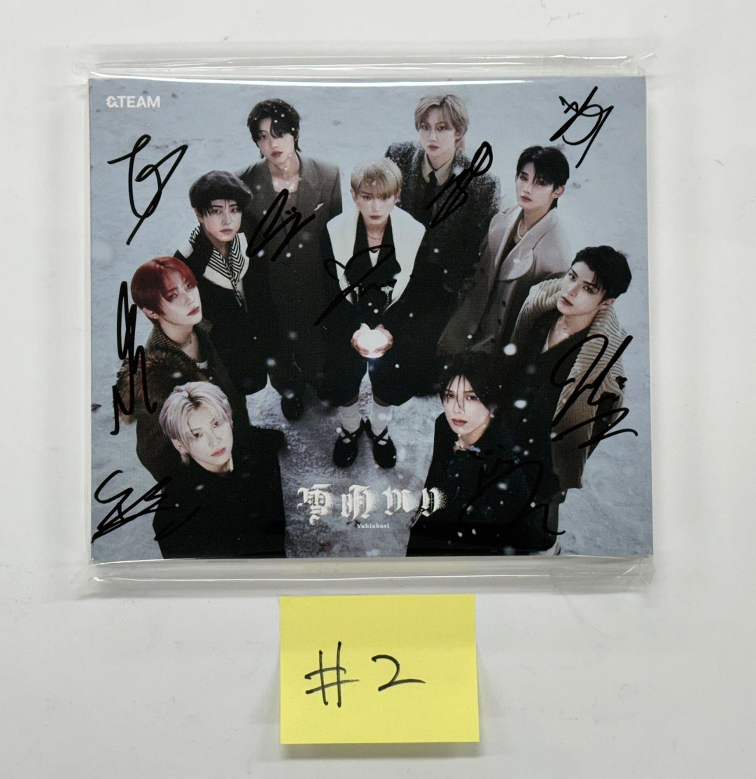 &amp;TEAM "Yukiakari" - Hand Autographed(Signed) Promo Album [25.1.31]
