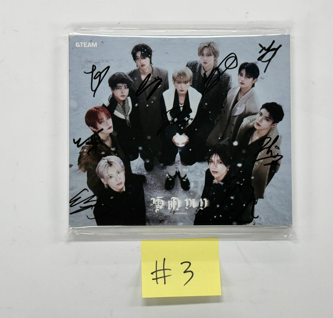&amp;TEAM "Yukiakari" - Hand Autographed(Signed) Promo Album [25.1.31]