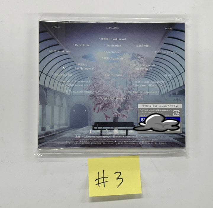 &amp;TEAM "Yukiakari" - Hand Autographed(Signed) Promo Album [25.1.31]