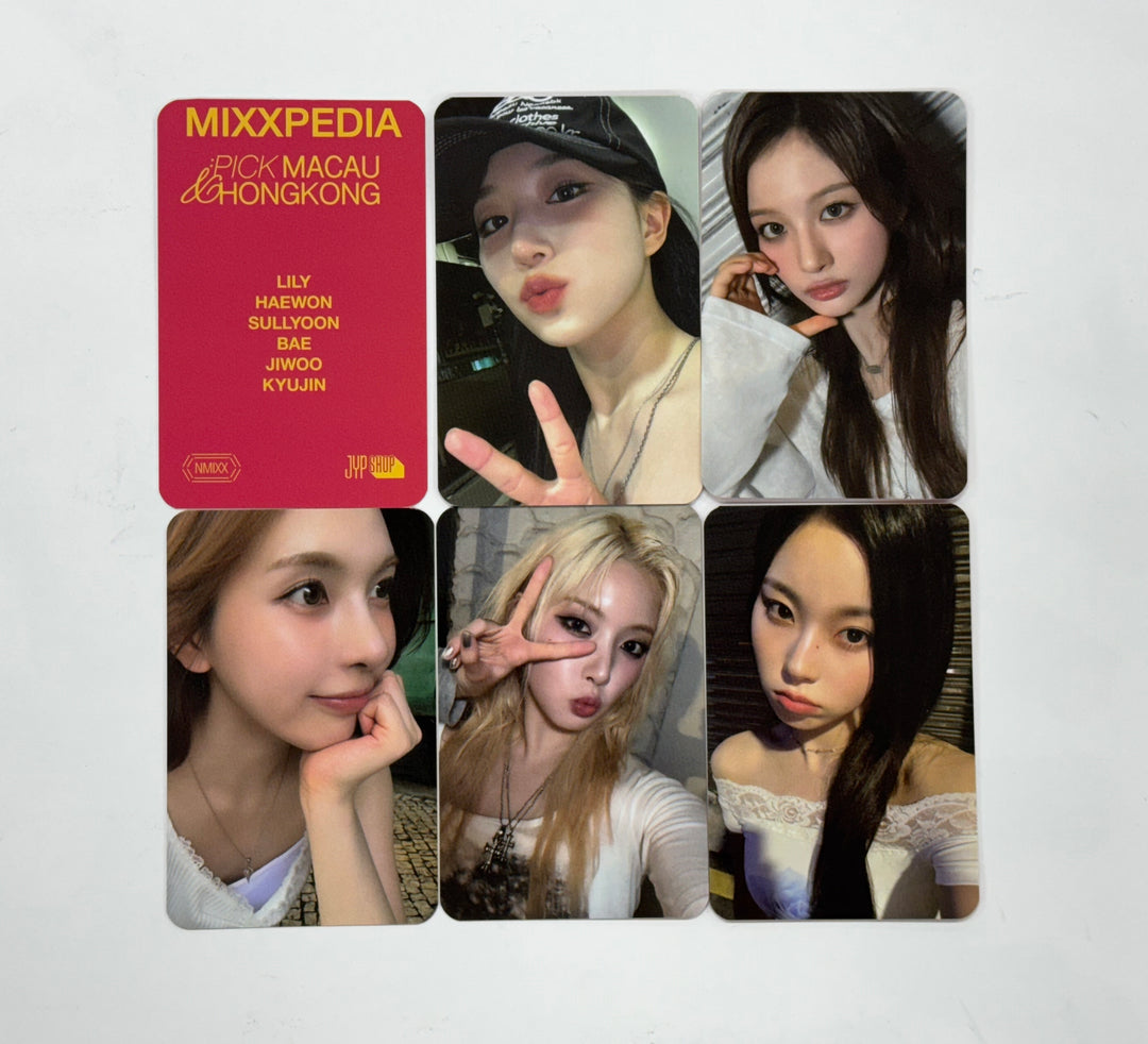 NMIXX "MIXXPEDIA: PICK MACAU&amp;HONGKONG" PHOTO BOOK - JYP Shop Pre-Order Benefit Photocard [25.1.31]
