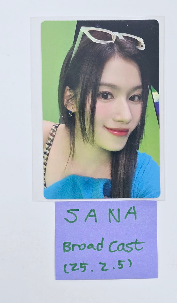 Sana (Of Twice) "Between 1&amp;2" - Broadcast Photocard [25.2.5]