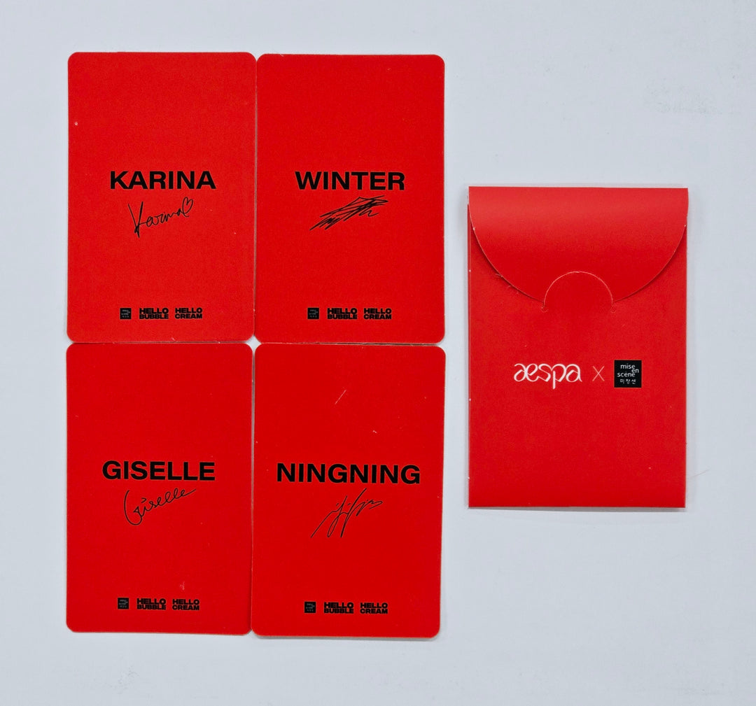 Aespa - Mise En Scene Event Photocards Set (4EA) [25.2.5]