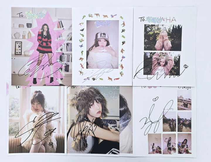 GFRIEND "Season of Memories" - A Cut Page From Fansign Event Album [25.2.11]