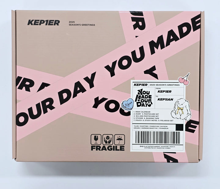 Chaehyun (Of Kep1er) "YOU MADE OUR DAY" - Hand Autographed(Signed) 2025 SEASON&