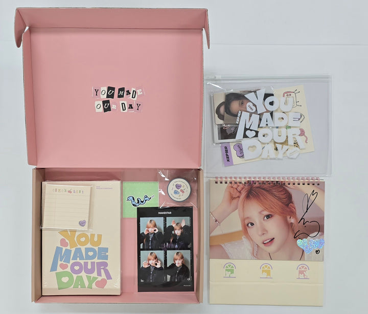 Chaehyun (Of Kep1er) "YOU MADE OUR DAY" - Hand Autographed(Signed) 2025 SEASON&
