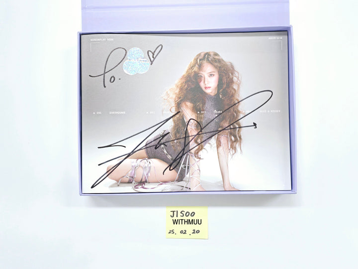 JISOO (Of Black Pink) "AMORTAGE" - Hand Autographed(Signed) Album [25.2.20]