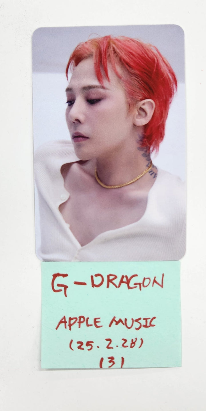 G-Dragon "Übermensch" - Apple Music Pre-Order Benefit Photocard [Mini Jewel Ver.] [25.2.28]