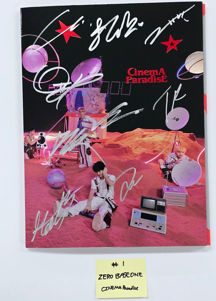 ZEROBASEONE "BLUE PARADISE" &amp; "CINEMA PARADISE", Hearts2Hearts "The Chase", ARrC "nu kidz: out the box", RESCENE "Glow Up", ONF "ONF:MY IDENTITY", NouerA "Chapter: New is Now" - Hand Autographed(Signed) Promo Album [25.2.28] (Restocked 3/4)