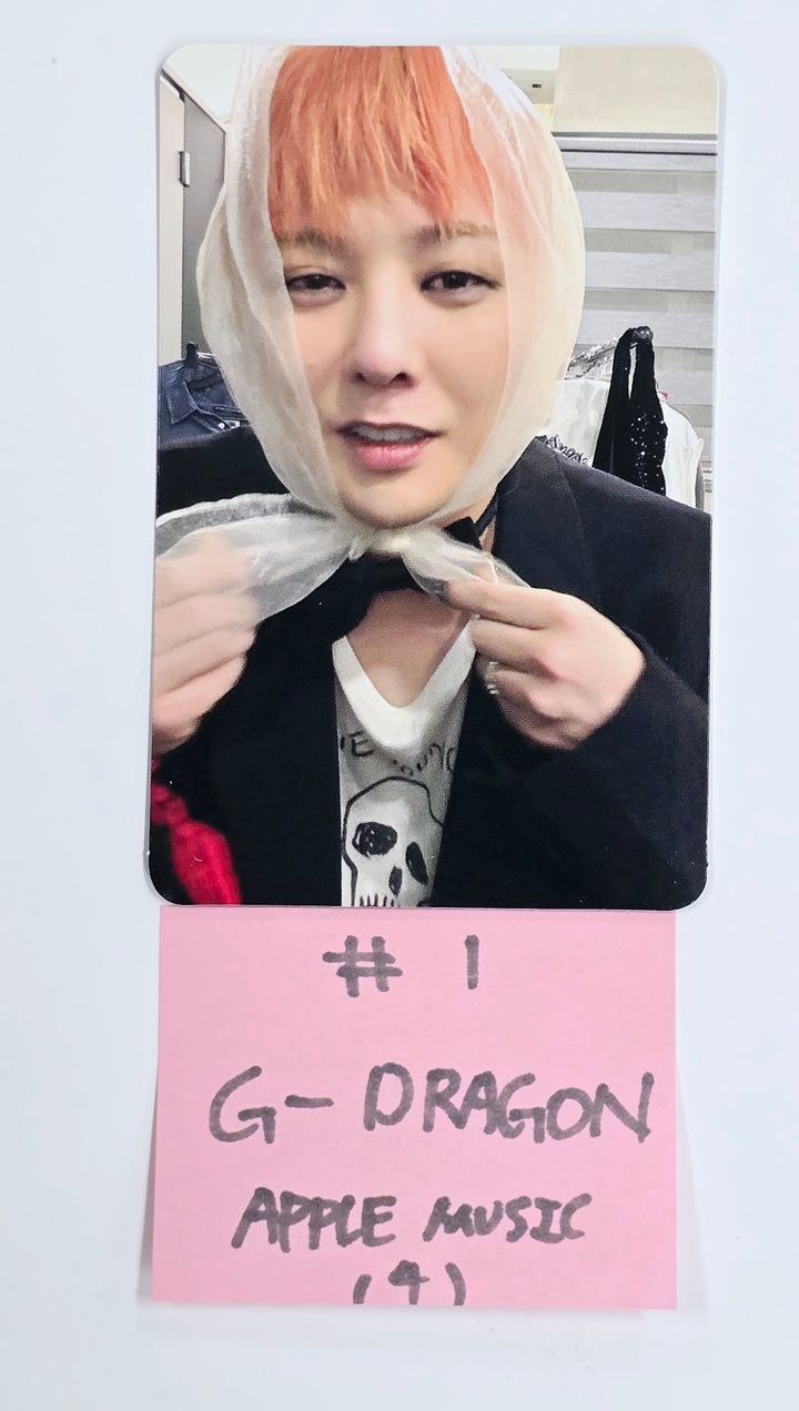 G-Dragon "Übermensch" - Apple Music Pre-Order Benefit Photocard [PHOTOCARD ALBUM Ver.] [25.3.5]
