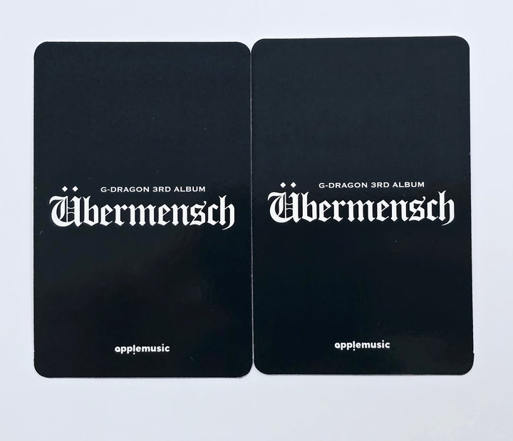 G-Dragon "Übermensch" - Apple Music Pre-Order Benefit Photocard [PHOTOCARD ALBUM Ver.] [25.3.5]