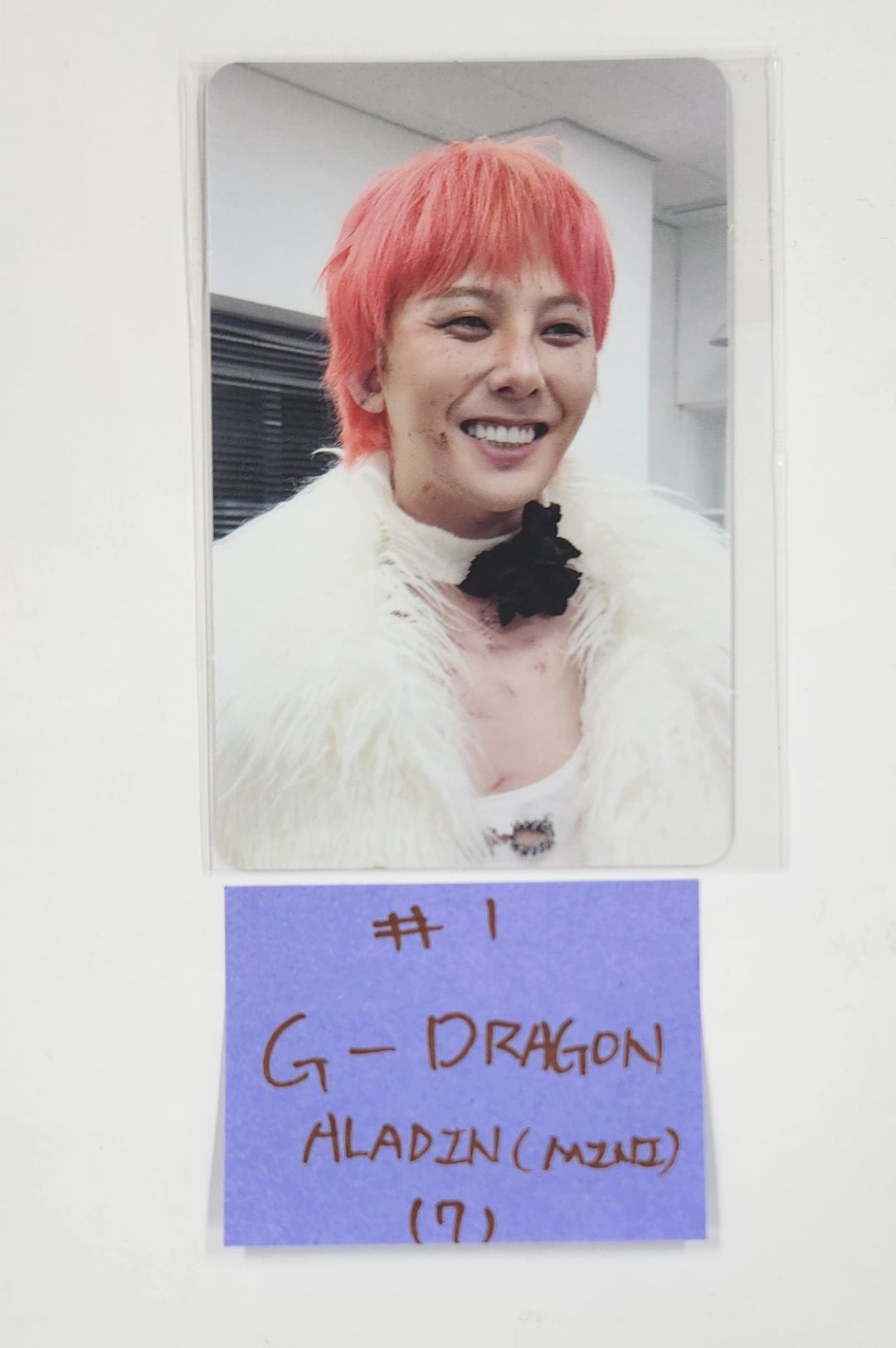 G-Dragon "Übermensch" - Aladin Pre-Order Benefit Photocard [Mini Jewel Ver.] [25.3.7]