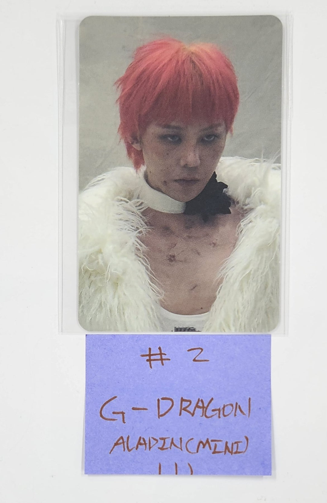 G-Dragon "Übermensch" - Aladin Pre-Order Benefit Photocard [Mini Jewel Ver.] [25.3.7]