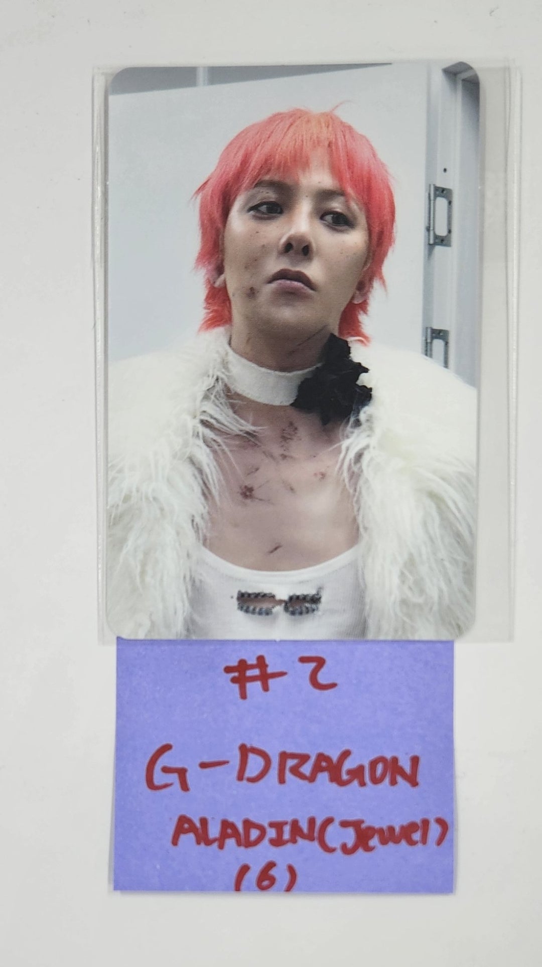 G-Dragon "Übermensch" - Aladin Pre-Order Benefit Photocard [Jewel Ver.] [25.3.7]