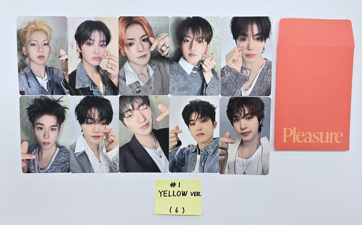 TREASURE "PLEASURE" - Official Photocard [Yellow, Green, Blue ver.] [25.3.10]