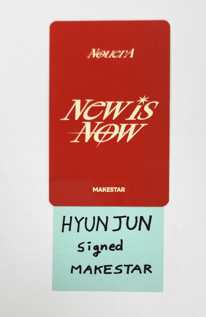 Hyun Jun (Of NouerA) "Chapter: New is Now" - Hand Autographed(Signed) Photocard [25.3.11]