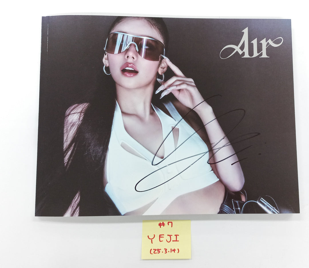 YEJI (Of ITZY) "Air", SAY MY NAME "My Name Is...", YOUNG POSSE "COLD" - Hand Autographed(Signed) Promo Album [25.3.14]