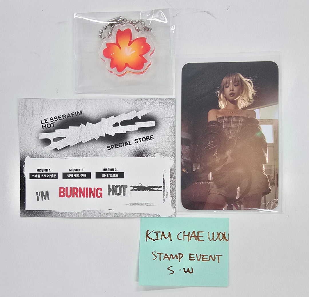 LE SSERAFIM THE HOT HOUSE 2025 S/S - POP-UP Stamp Event Photocard &amp; Mini Keyring &amp; Stamp Photo [25.3.14]