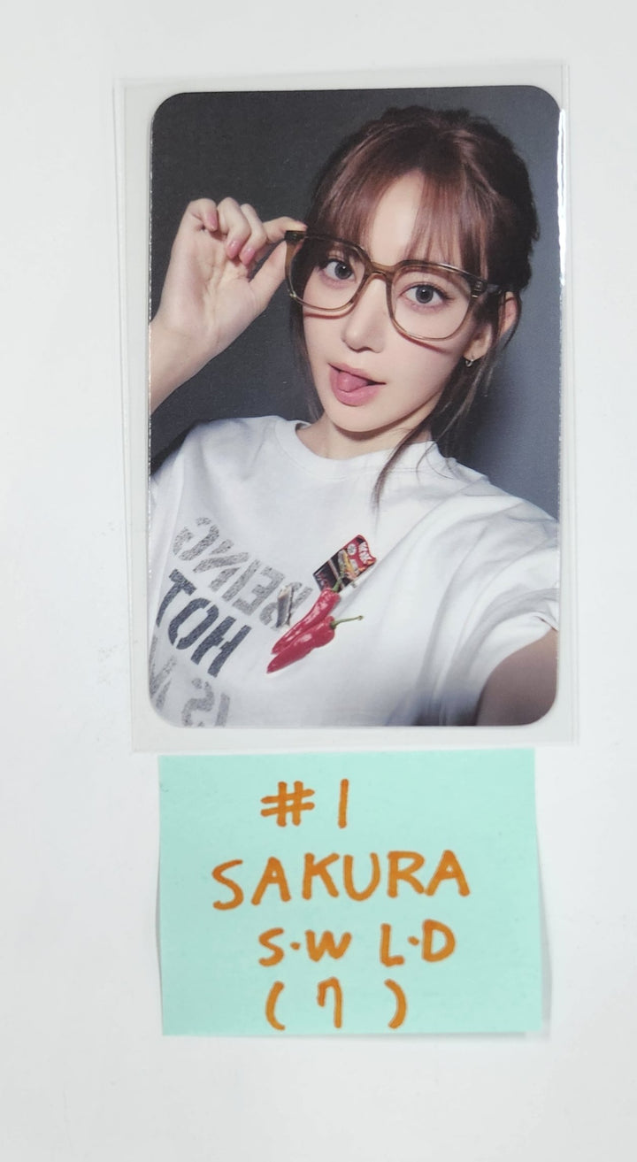 Le Sserafim "Hot" - Soundwave Lucky Draw Event Photocard [Stadard &amp; Compact Ver.] [25.3.14]