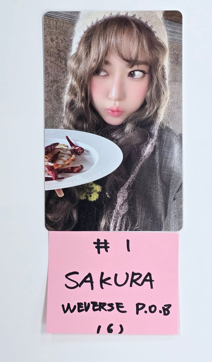 Le Sserafim "Hot" - Weverse Shop Pre-Order Benefit Photocard (Restocked) [25.3.18]