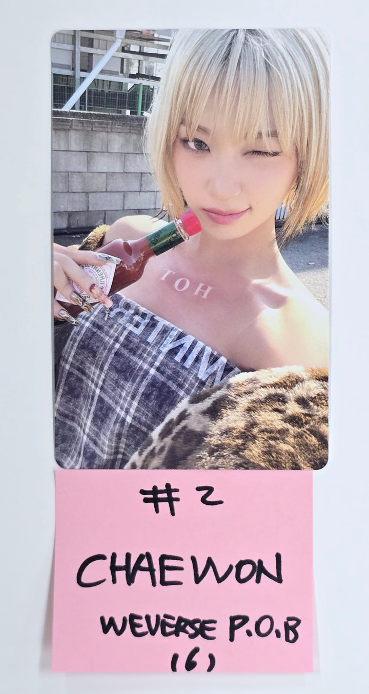 Le Sserafim "Hot" - Weverse Shop Pre-Order Benefit Photocard (Restocked) [25.3.18]