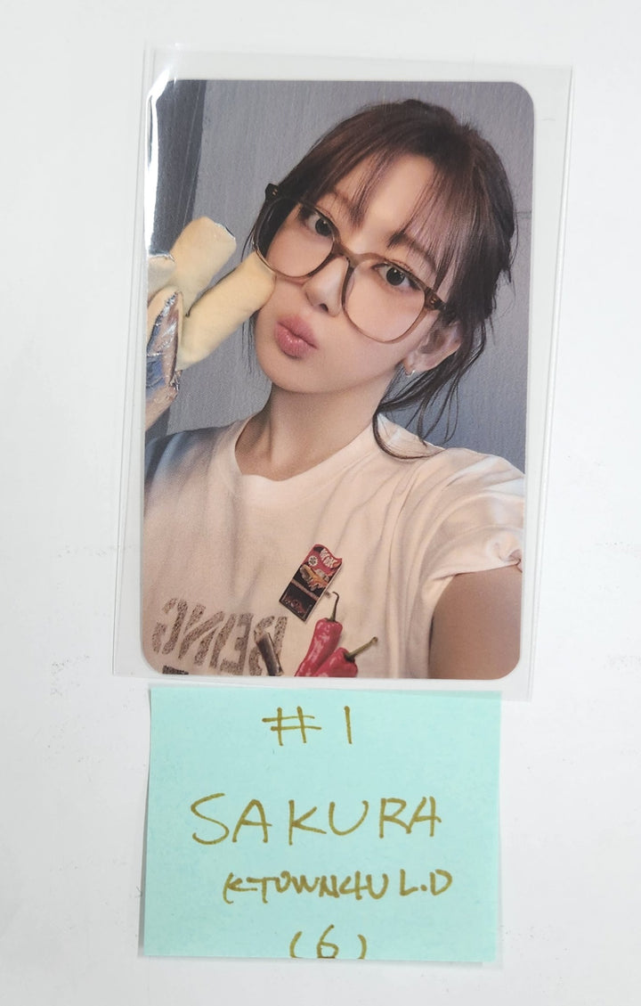 Le Sserafim "Hot" - Ktown4U Lucky Draw &amp; Drink Event Photocard [25.3.19]