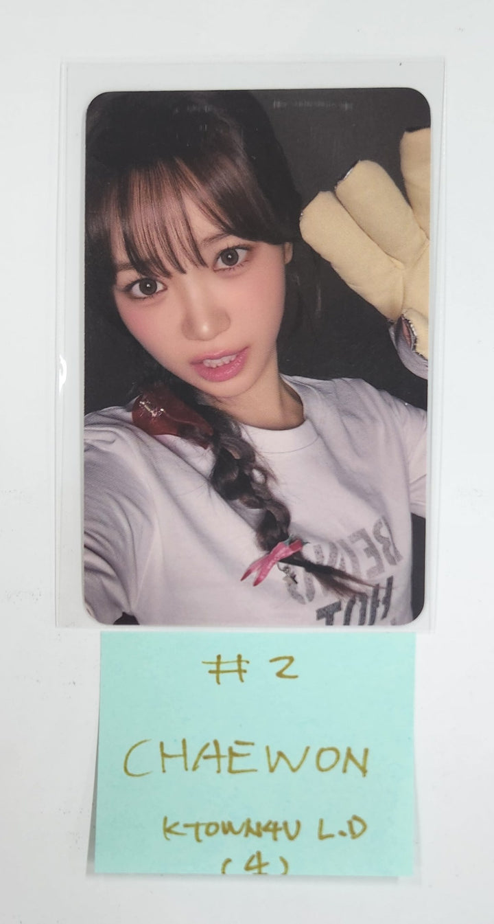 Le Sserafim "Hot" - Ktown4U Lucky Draw &amp; Drink Event Photocard [25.3.19]
