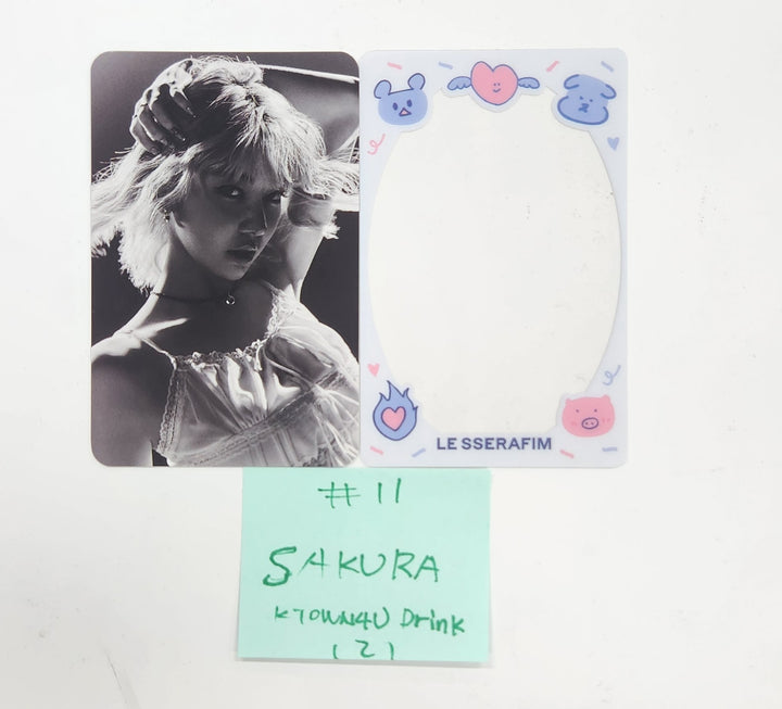 Le Sserafim "Hot" - Ktown4U Lucky Draw &amp; Drink Event Photocard [25.3.19]