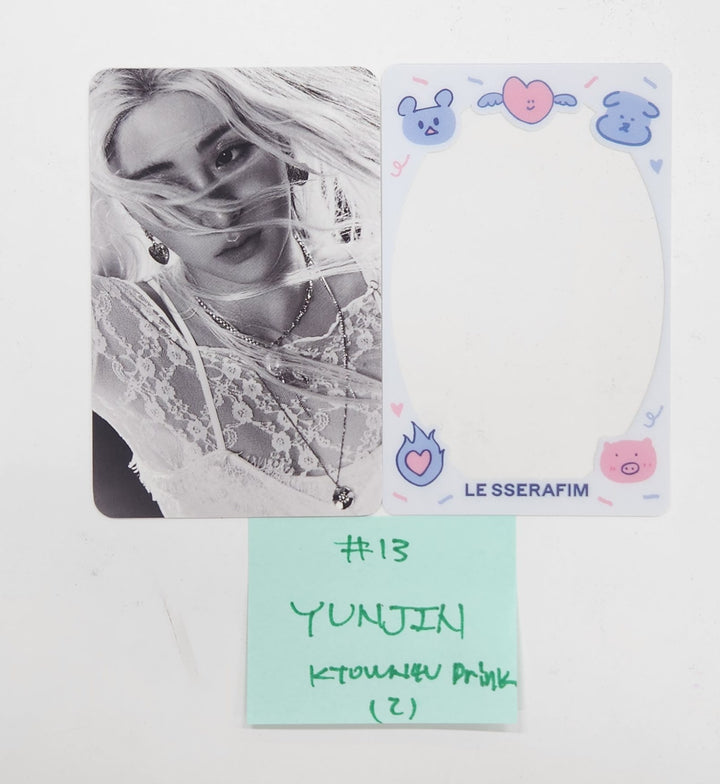 Le Sserafim "Hot" - Ktown4U Lucky Draw &amp; Drink Event Photocard [25.3.19]