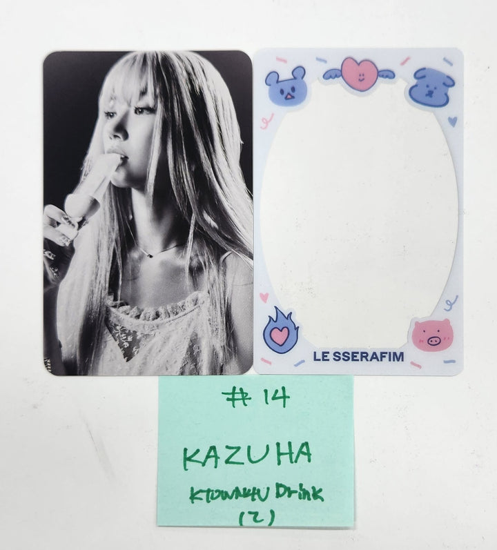 Le Sserafim "Hot" - Ktown4U Lucky Draw &amp; Drink Event Photocard [25.3.19]