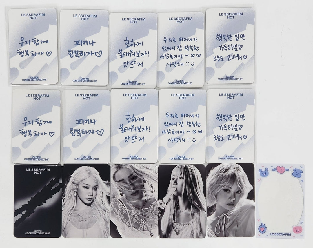 Le Sserafim "Hot" - Ktown4U Lucky Draw &amp; Drink Event Photocard [25.3.19]