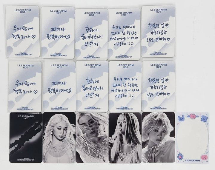 Le Sserafim "Hot" - Ktown4U Lucky Draw &amp; Drink Event Photocard [25.3.19]