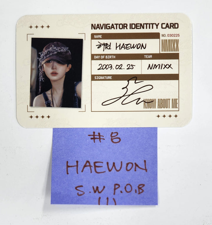 NMIXX "Fe3O4: FORWARD" - Soundwave Pre-Order Benefit Photocard [25.3.20]