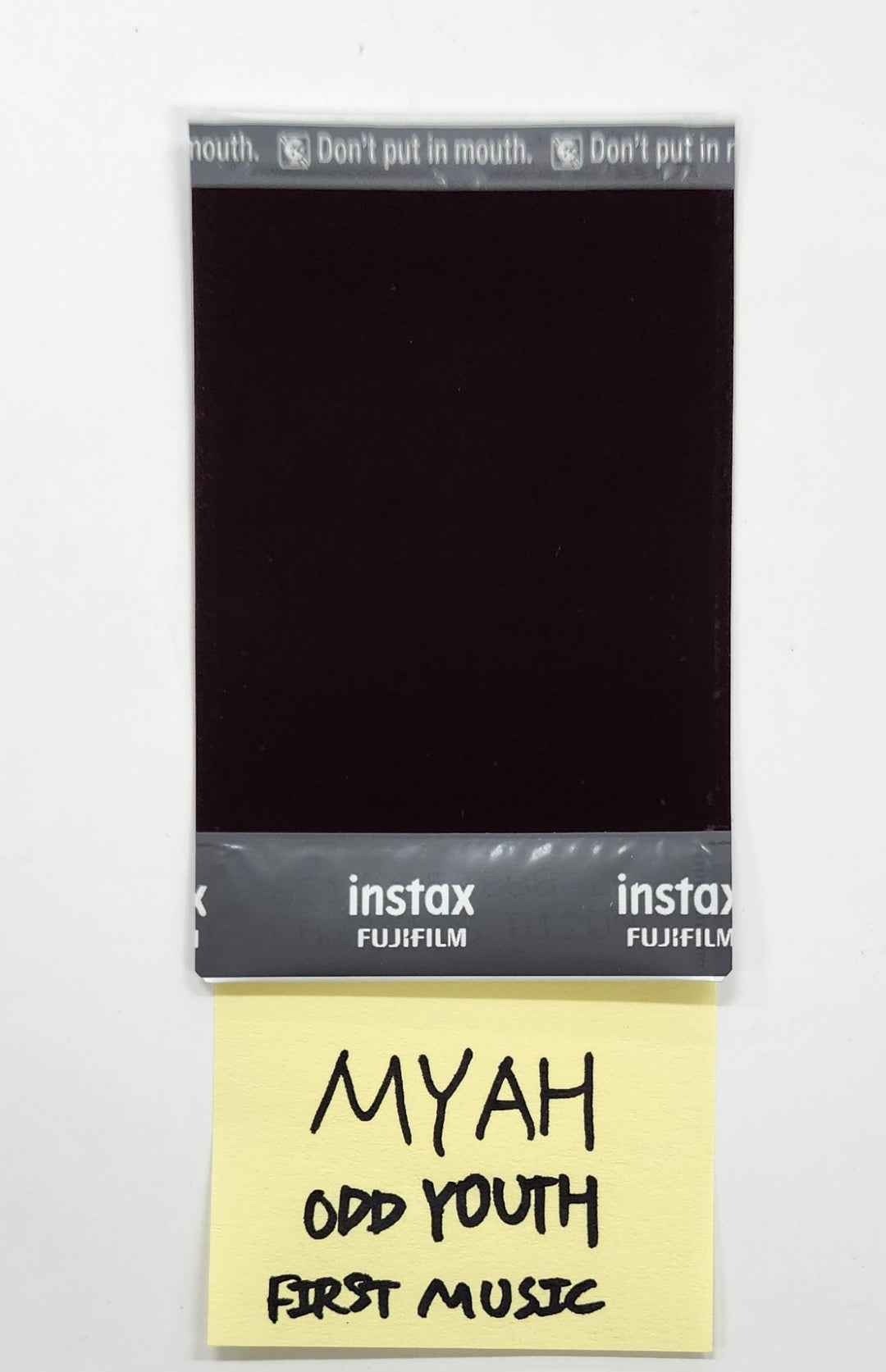 MYAH (Of ODD YOUTH) "Best Friendz" - Hand Autographed(Signed) Polaroid [25.3.20] - Must Read !